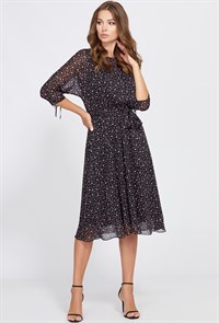 Платье Bazalini 4783 черно-розовый 1420962349