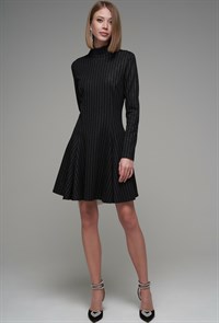 Платье Gizart 1128 черно-разноцвет 01623326221
