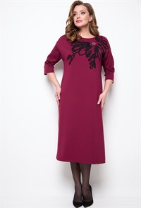 Платье Michel Chic 2076 бордовый 01185446996